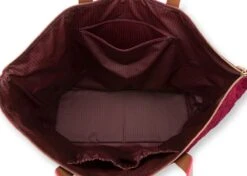 Tote Bag Velvet Quiltey Days Red -Home Comprehensive-PIP Studio 51.273.315 3