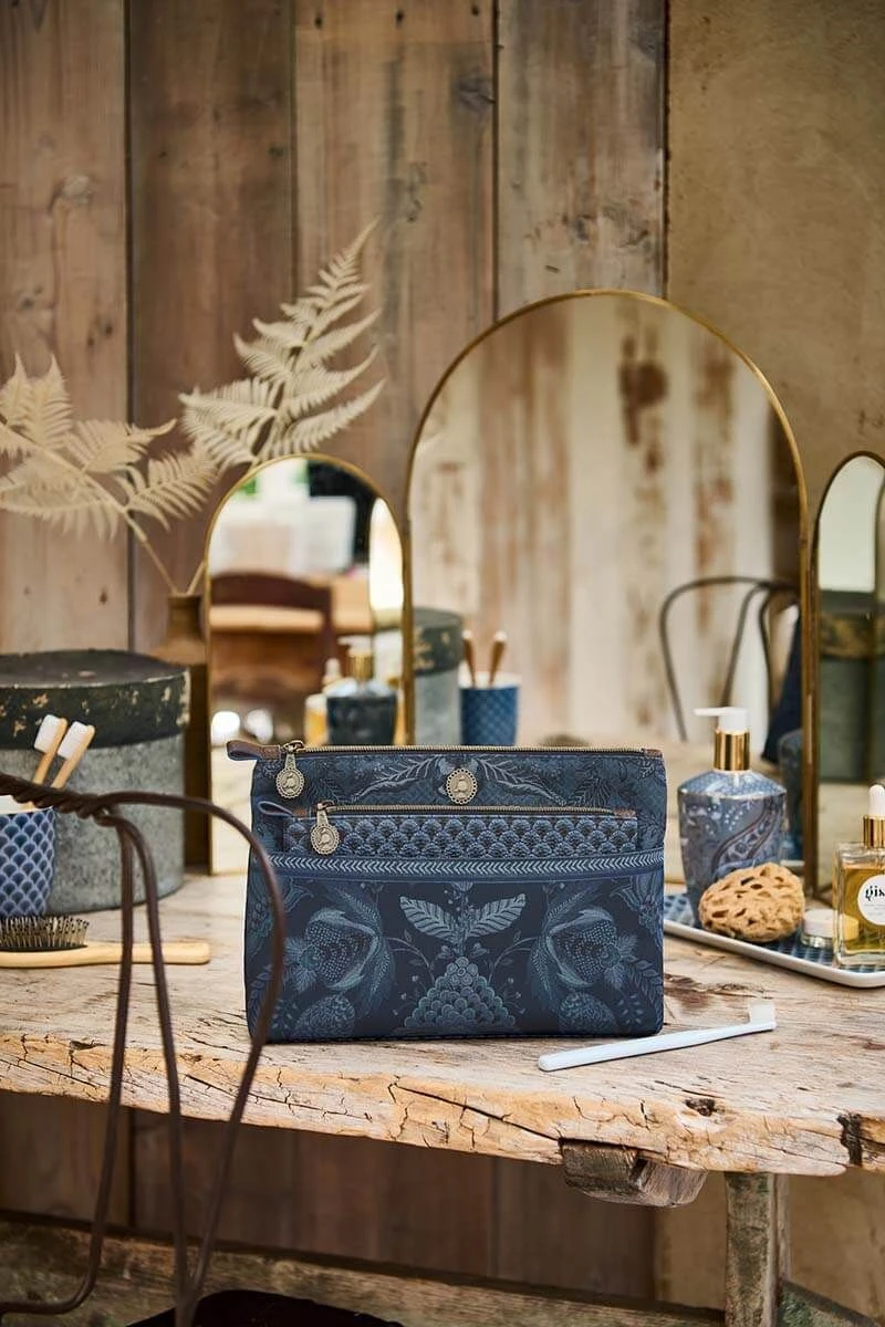 Cosmetic Bag Combi Kyoto Festival Blue 2 Cosmetic Bag Combi Kyoto Festival Blue - Image 2