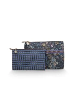 Cosmetic Bag Combi Tutti I Fiori Blue -Home Comprehensive-PIP Studio 51.274.219 04