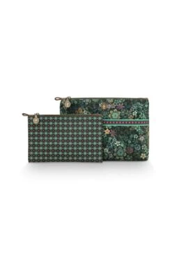 Cosmetic Bag Combi Tutti I Fiori Green 13 Cosmetic Bag Combi Tutti I Fiori Green -Home Comprehensive-PIP Studio 51.274.225 04