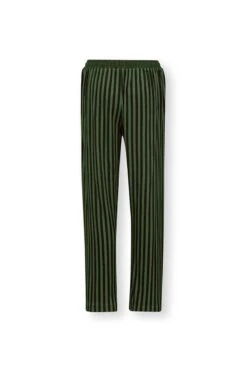 Trousers Long Sumo Stripe Dark Green -Home Comprehensive-PIP Studio 51.500.717 722 2