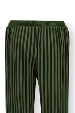Trousers Long Sumo Stripe Dark Green -Home Comprehensive-PIP Studio 51.500.717 722 2 dt1