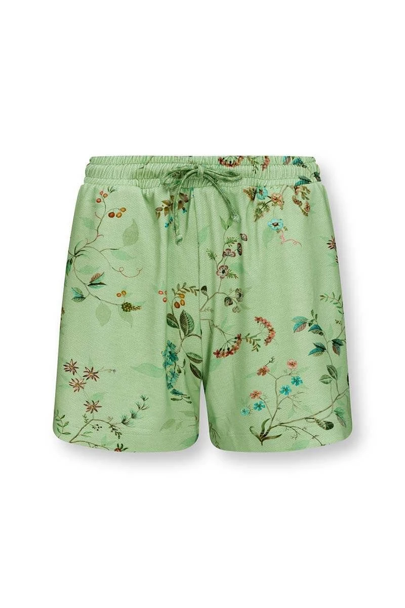 Shorts Kawai Flower Light Green 1 Shorts Kawai Flower Light Green
