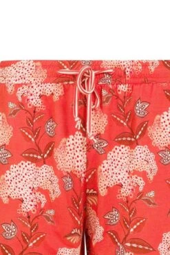 Shorts Flora Firenze Coral -Home Comprehensive-PIP Studio 51.501.409 414 01 1 dt