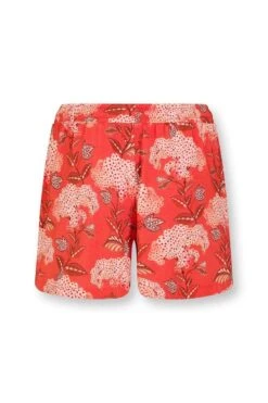 Shorts Flora Firenze Coral -Home Comprehensive-PIP Studio 51.501.409 414 02