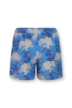 Shorts Flora Firenze Cobalt Blue -Home Comprehensive-PIP Studio 51.501.415 420 02