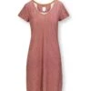 Nightdress Short Sleeve Tegola Pink