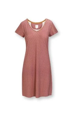 Nightdress Short Sleeve Tegola Pink