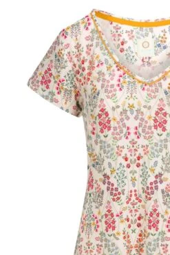 Nightdress Short Sleeve Primavera White -Home Comprehensive-PIP Studio 51.504.205 210 01 dt