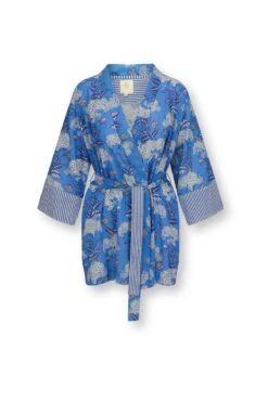 Kimono Flora Firenze Cobalt Blue -Home Comprehensive-PIP Studio 51.510.434 439 01