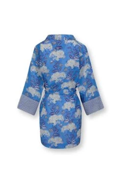 Kimono Flora Firenze Cobalt Blue -Home Comprehensive-PIP Studio 51.510.434 439 02