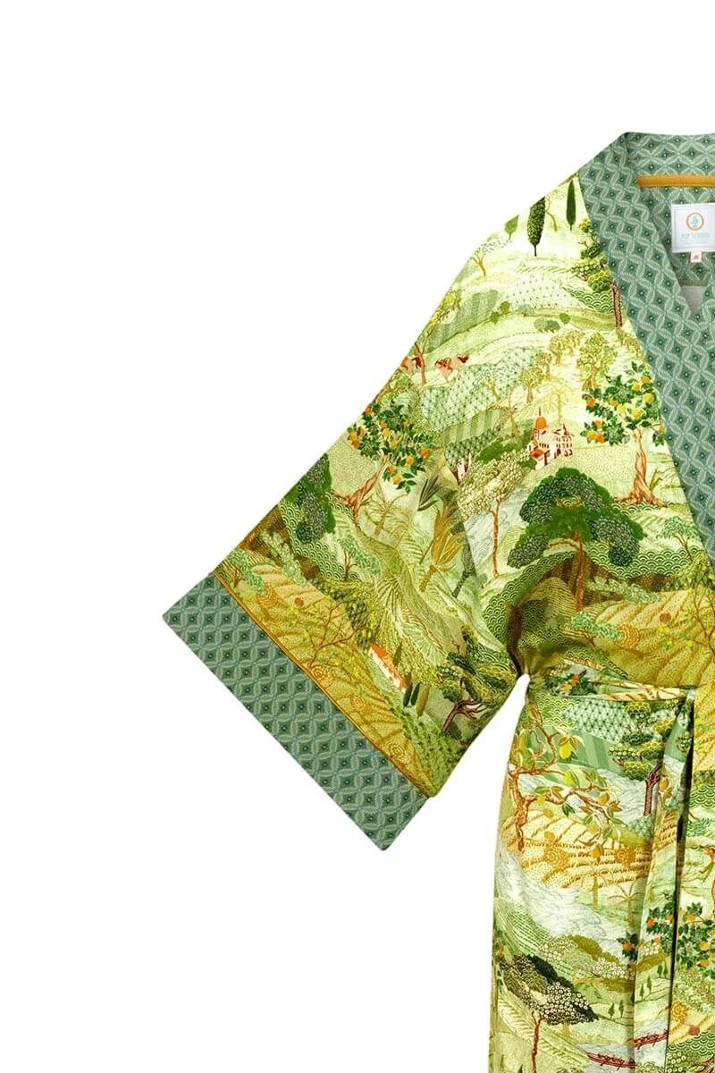 Kimono Toscana Green 4 Kimono Toscana Green - Image 4