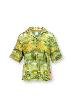 Top Short Sleeve Toscana Green -Home Comprehensive-PIP Studio 51.512.379 384 01