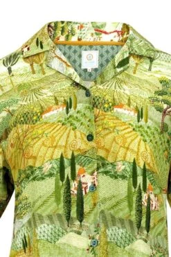 Top Short Sleeve Toscana Green -Home Comprehensive-PIP Studio 51.512.379 384 01 dt