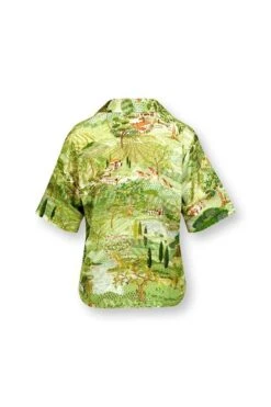 Top Short Sleeve Toscana Green -Home Comprehensive-PIP Studio 51.512.379 384 02