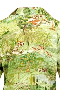 Top Short Sleeve Toscana Green -Home Comprehensive-PIP Studio 51.512.379 384 02 dt