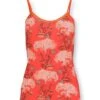 Top Sleeveless Flora Firenze Coral