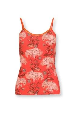 Top Sleeveless Flora Firenze Coral