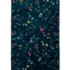 Large Bath Towel Les Fleurs Dark Blue 70x140 Cm