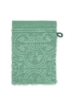 Washcloth Set/3 Tile De Pip Green 16x22 Cm 5 Washcloth Set/3 Tile De Pip Green 16x22 Cm -Home Comprehensive-PIP Studio 6781 pip tile de pip green wascloth