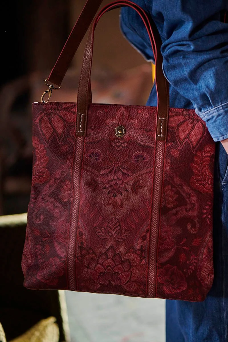 Shopper Square Kyoto Festival Dark Pink 6 Shopper Square Kyoto Festival Dark Pink - Image 6