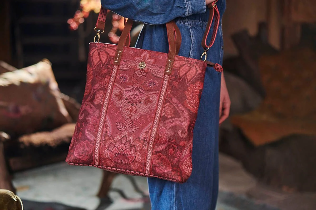 Shopper Square Kyoto Festival Dark Pink 3 Shopper Square Kyoto Festival Dark Pink - Image 3