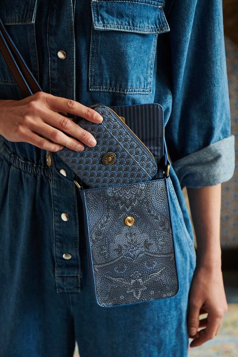 Phone Bag Kyoto Festival Blue 4 Phone Bag Kyoto Festival Blue - Image 4