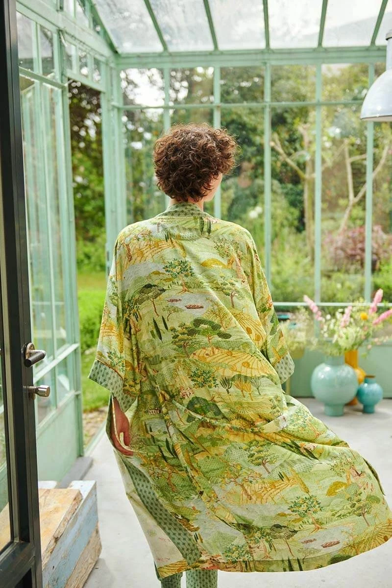 Kimono Toscana Green 2 Kimono Toscana Green - Image 2