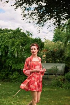 Top Sleeveless Flora Firenze Coral -Home Comprehensive-PIP Studio at pip studio ss23 dag01 1710