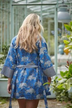 Kimono Flora Firenze Cobalt Blue -Home Comprehensive-PIP Studio at pip studio ss23 dag02 3870