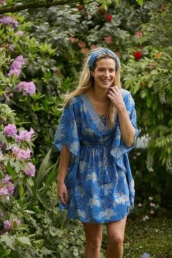 Tunic Flora Firenze Cobalt Blue 23 Tunic Flora Firenze Cobalt Blue -Home Comprehensive-PIP Studio at pip studio ss23 dag02 3906