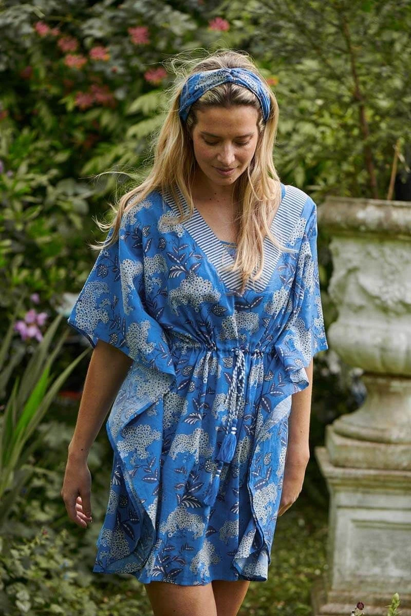 Tunic Flora Firenze Cobalt Blue 1 Tunic Flora Firenze Cobalt Blue