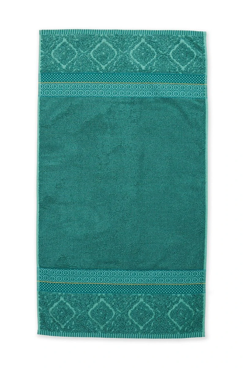 Bath Towel Set/3 Soft Zellige Green 55x100 Cm 3 Bath Towel Set/3 Soft Zellige Green 55x100 Cm - Image 3