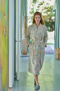 Bathrobe Les Fleurs Bathrobe Khaki -Home Comprehensive-PIP Studio bathrobe les fleurs khaki flowers pip studio 217934 7