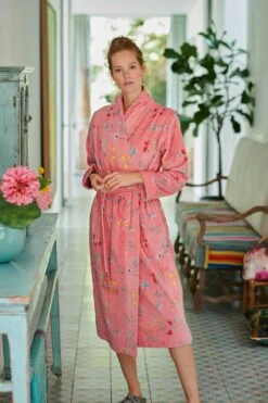 Bathrobe Les Fleurs Bathrobe Pink -Home Comprehensive-PIP Studio bathrobe les fleurs pink flowers pip studio 217922 1 1