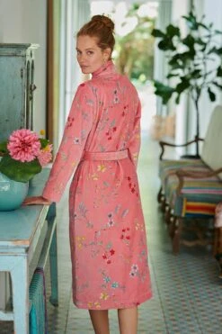 Bathrobe Les Fleurs Bathrobe Pink -Home Comprehensive-PIP Studio bathrobe les fleurs pink flowers pip studio 217922 5