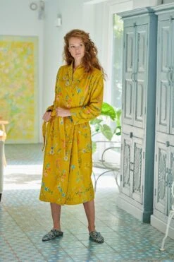 Bathrobe Les Fleurs Bathrobe Yellow 11 Bathrobe Les Fleurs Bathrobe Yellow -Home Comprehensive-PIP Studio bathrobe les fleurs yellow flowers pip studio 218016 10
