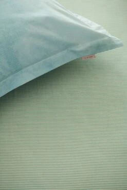 Fitted Sheet Duo Stripe Khaki