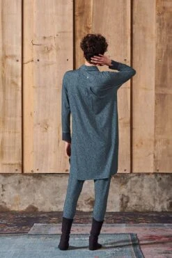 Nightdress Leafy Dots Blue -Home Comprehensive-PIP Studio fw22 hw mixandmatch 107 kopi ren 1