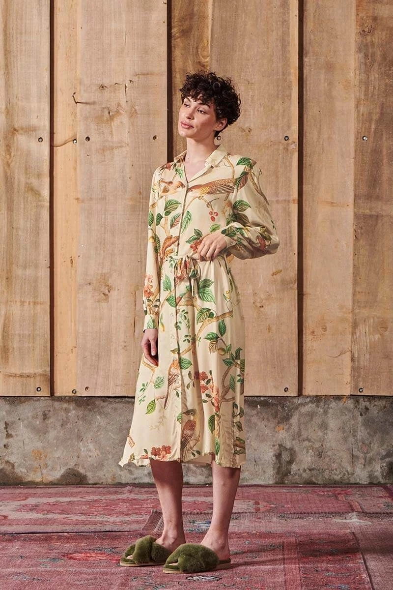 Dress Long Sleeve Good Nightingale Sand 1 Dress Long Sleeve Good Nightingale Sand