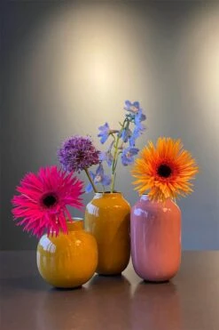 Round Mini Vase Yellow 10 Cm -Home Comprehensive-PIP Studio img 4671 1