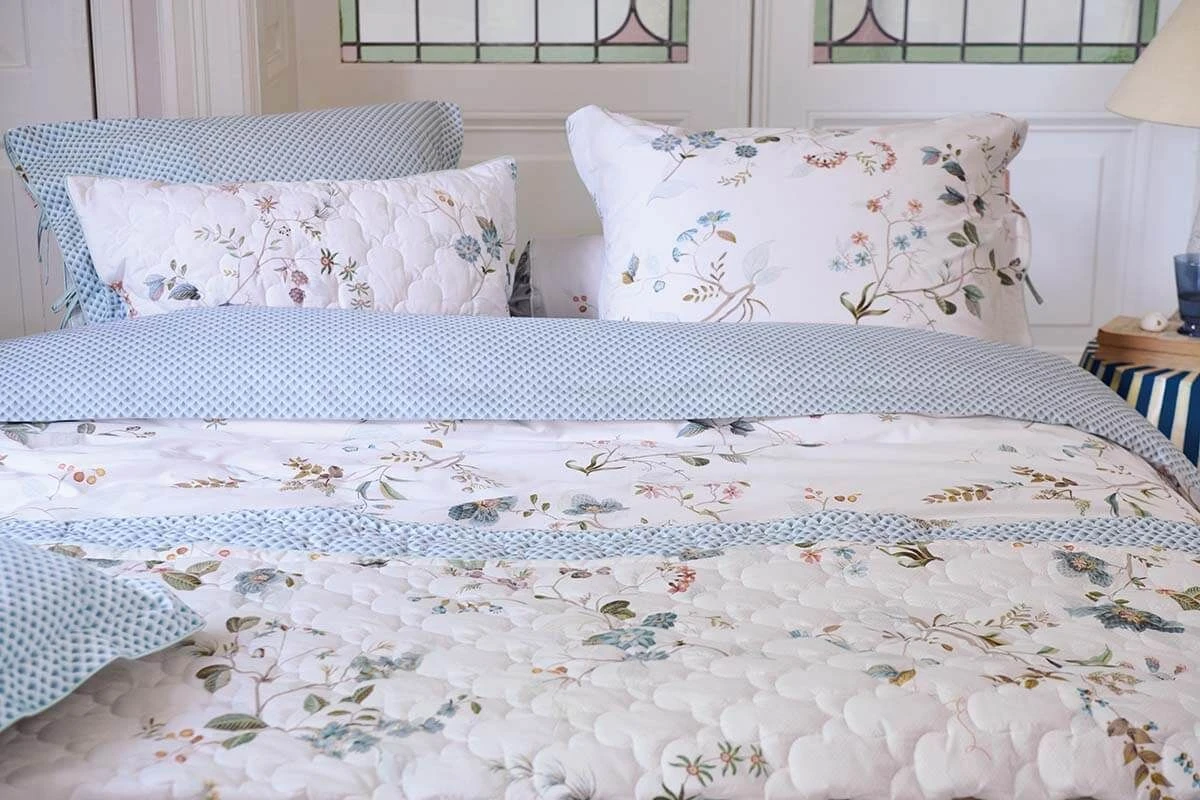 Quilt Kawai Flower White 2 Quilt Kawai Flower White - Image 2