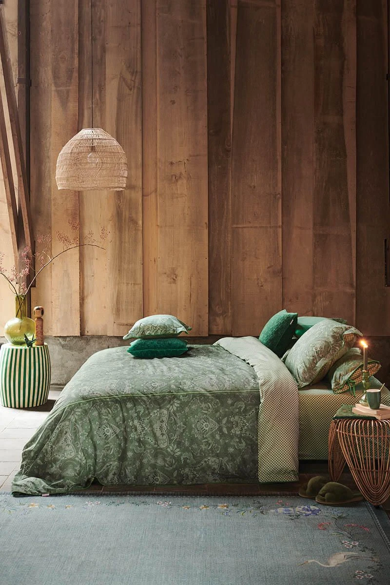 Cushion Square Kyoto Nights Green 4 Cushion Square Kyoto Nights Green - Image 4