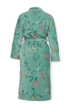 Bathrobe Les Fleurs Green -Home Comprehensive-PIP Studio les fleurs bathrobe green pb lr