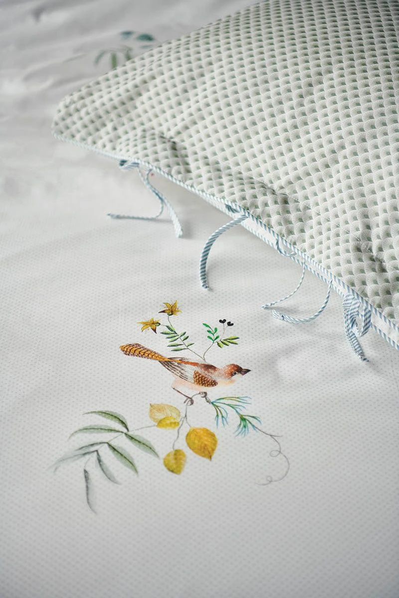 Pillowcase Little Birds White 3 Pillowcase Little Birds White - Image 3