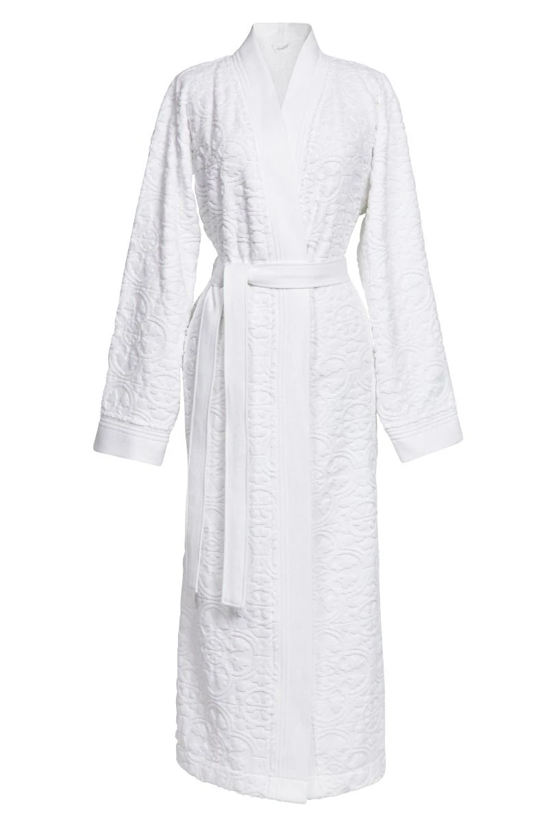 Bathrobe Mosaic De Pip White 1 Bathrobe Mosaic De Pip White
