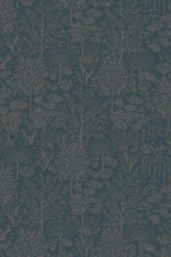 Pip Studio Origami Tree Non-Woven Wallpaper Dark Blue/Rosegold -Home Comprehensive-PIP Studio origami trees darkblue rosegold