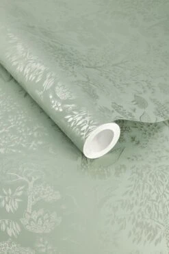 Pip Studio Origami Tree Non-Woven Wallpaper Light Green/Silver 8 Pip Studio Origami Tree Non-Woven Wallpaper Light Green/Silver -Home Comprehensive-PIP Studio origami trees light green silver rol lr