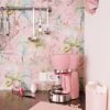 Pip Studio Palm Scene Non-Woven Wallpaper Pink