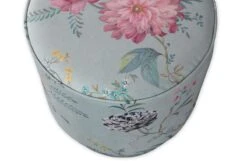 Stool High Fleur Grandeur Green -Home Comprehensive-PIP Studio pip 001 g m 01 vs pip poef fleur grandeur groen medium detail